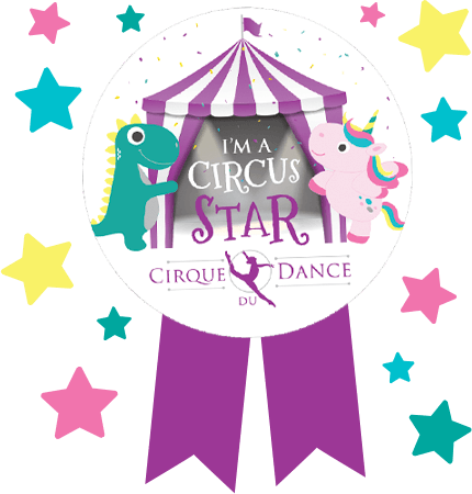 Circus star rosette